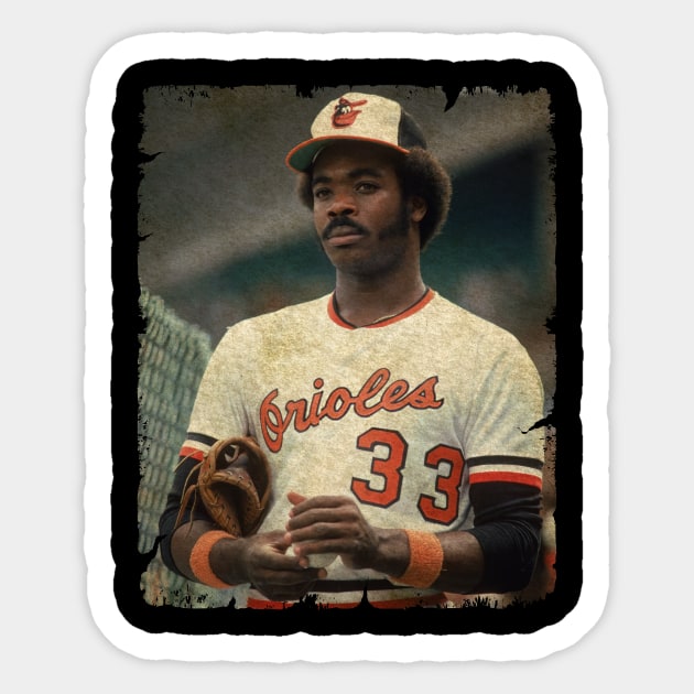 Eddie Murray - Baltimore Orioles, 1977 Sticker by SOEKAMPTI